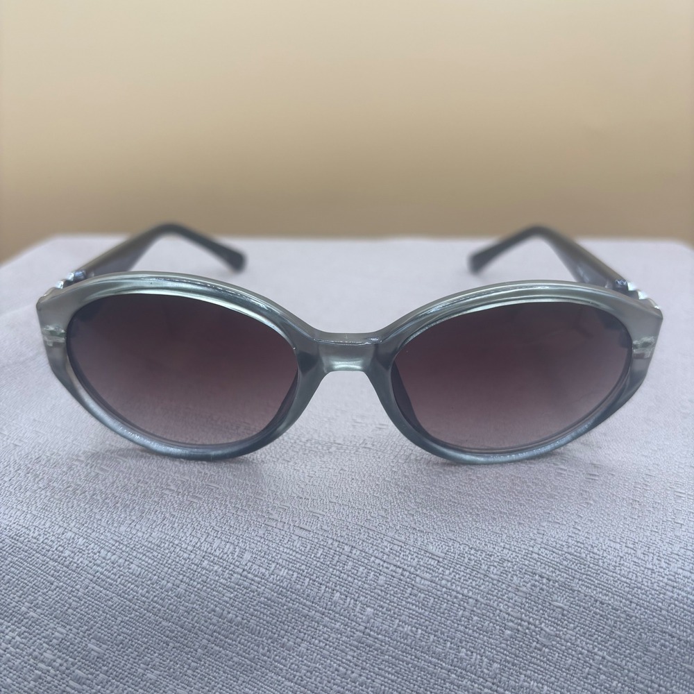 Unbranded Oval Sunglasses Womens OS Grey Excellent Coquette Y2K 6007